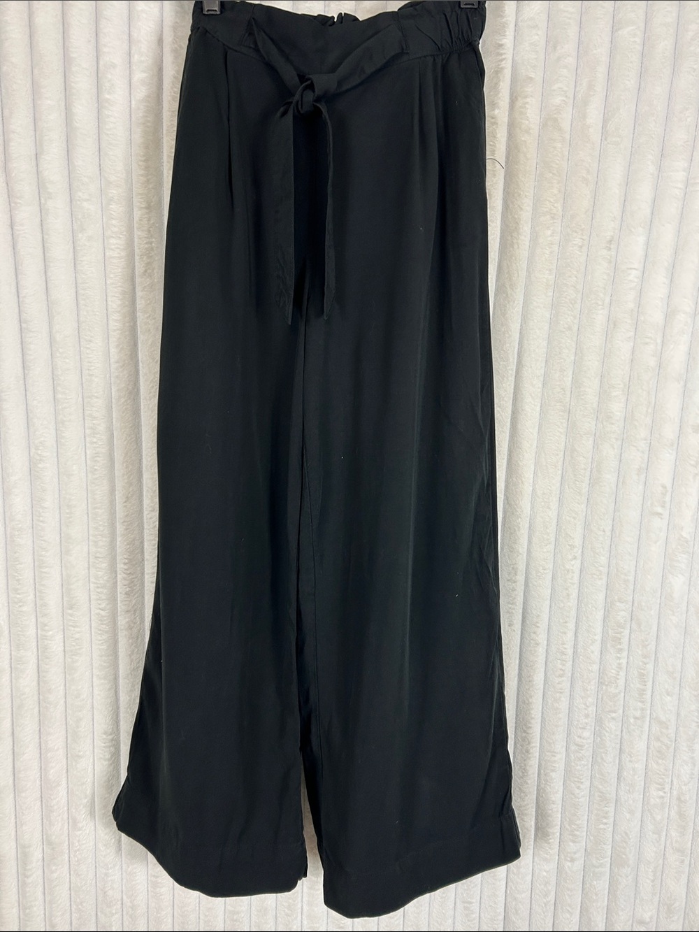 H&M & denim Wide Leg Black pull on Pants 0